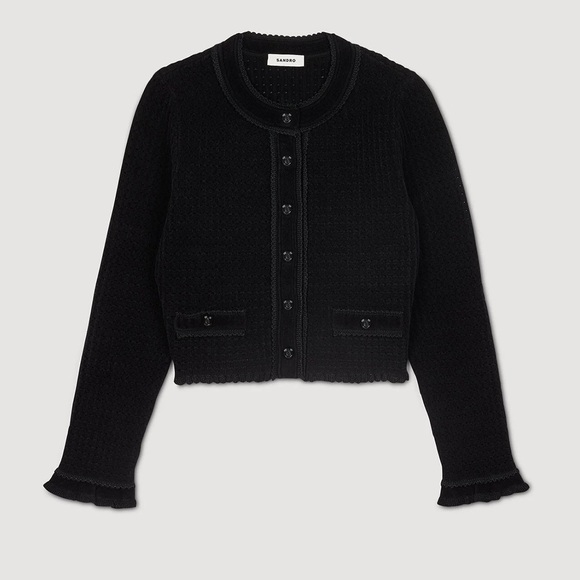 Leandro Velvet Knit Cardigan - Picture 3 of 8